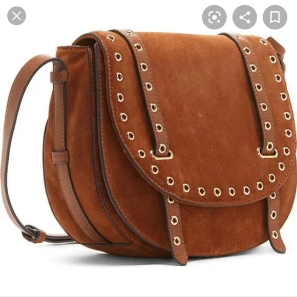 Vince Camuto Areli suede flap crossbody - Picture 2 of 11